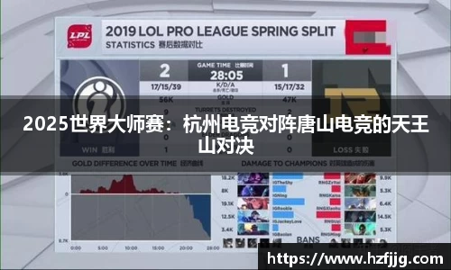 2025世界大师赛：杭州电竞对阵唐山电竞的天王山对决